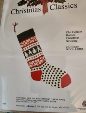 Christmas Stocking Knitting Kit