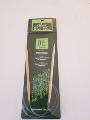 Clover Takumi Circular Bamboo Knitting Needles – 29″