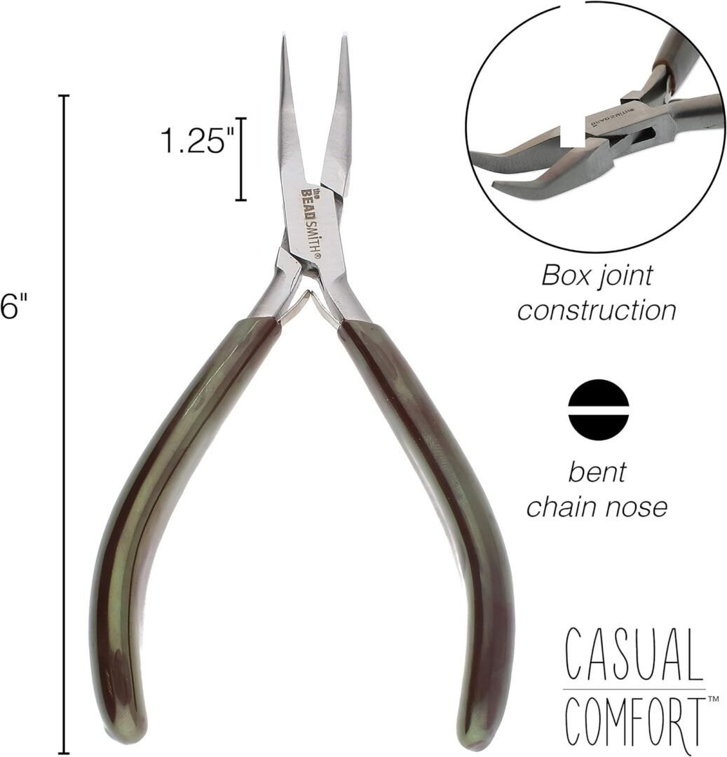 The Beadsmith Bent Chain Nose Pliers - Image 3