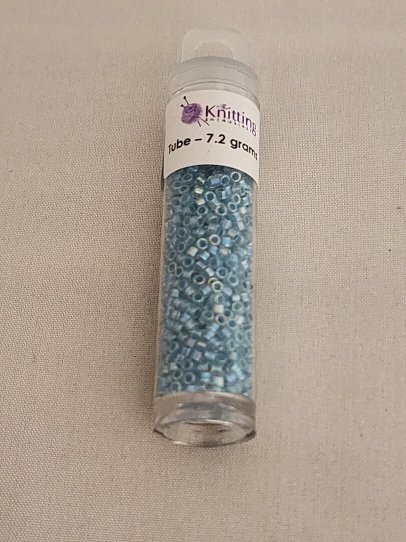 Miyuki Delica Beads - Aqua Blue Luster - Image 2
