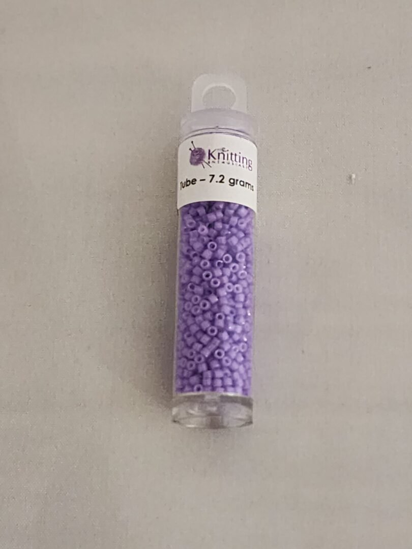 Miyuki Delica Beads - Dyed Opaque Red-Violet - Image 2