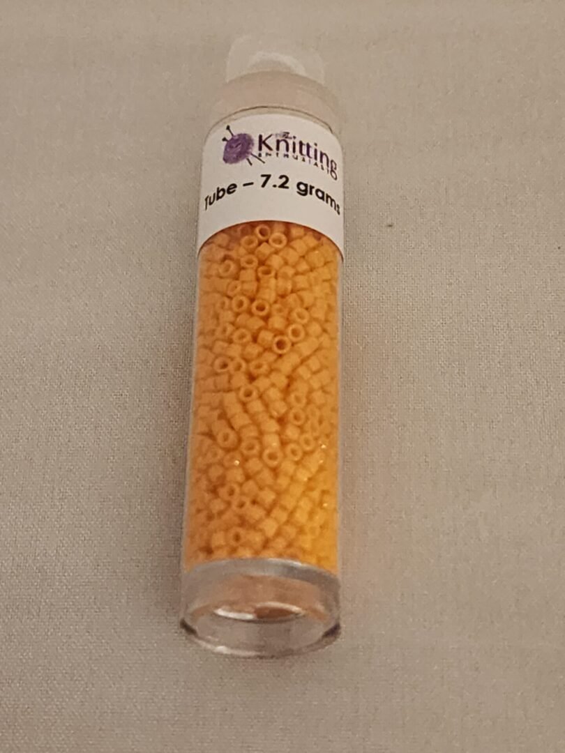 Miyuki Delica Beads - Opaque Squash - Image 2