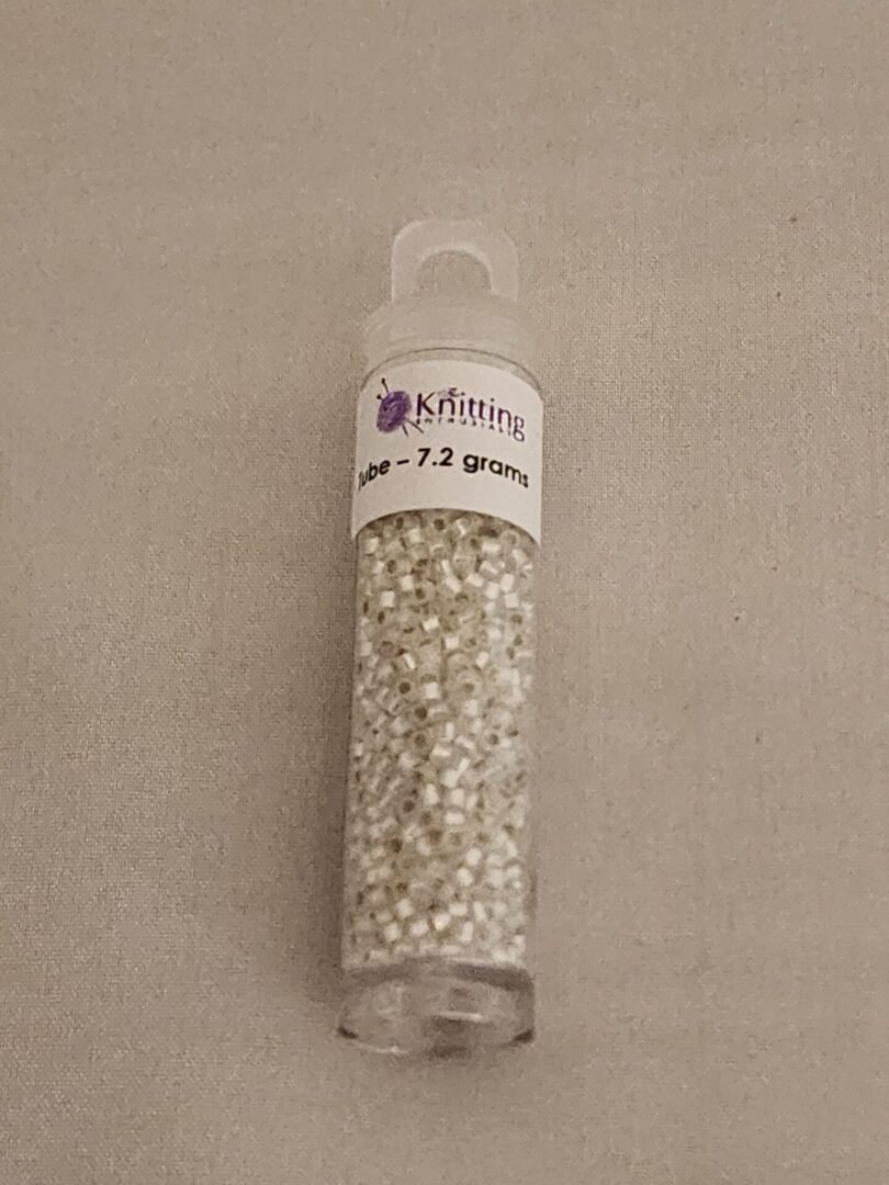 Miyuki Delica Beads - Gilt Lined White - Image 2