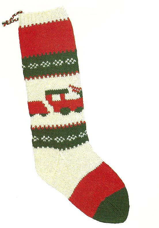 Christmas Stocking Knitting Kit - Holiday Express
