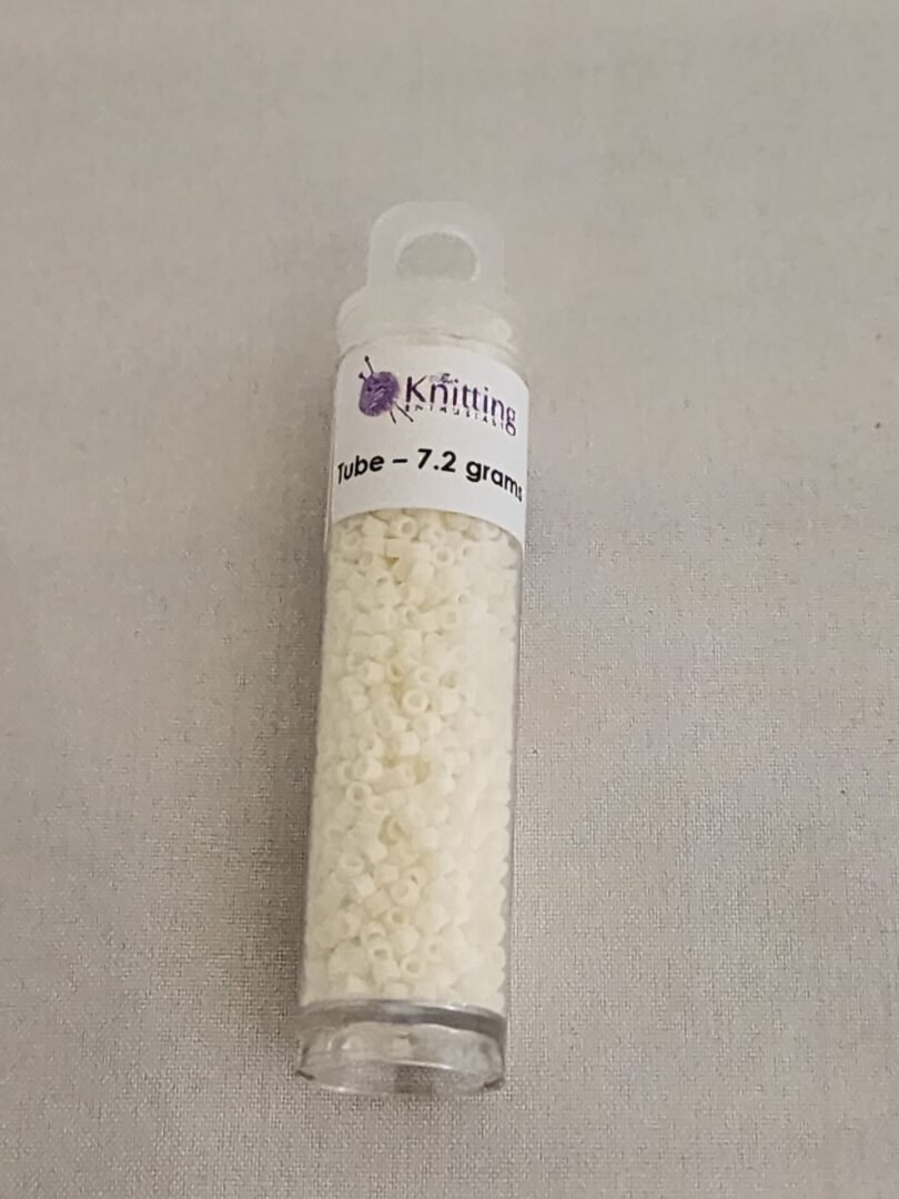 Miyuki Delica Beads - Matte Cream - Image 2