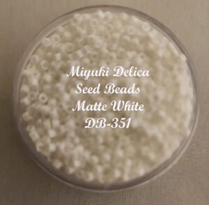 Miyuki Delica Beads - Matte White