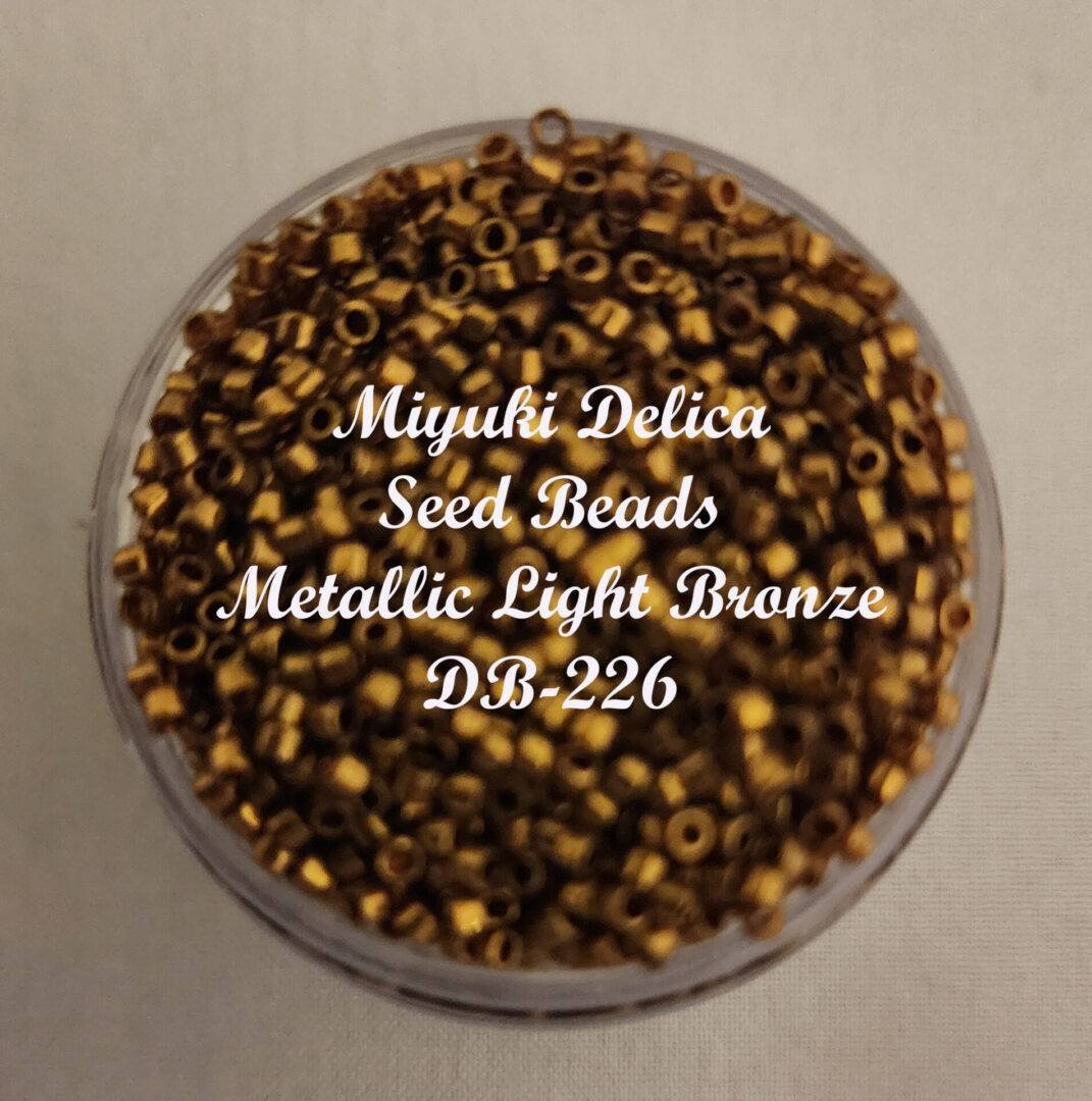 Miyuki Delica Beads - Light Bronze