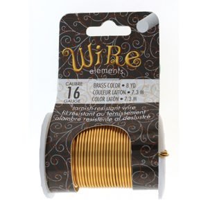 The Beadsmith Brass 16 Gauge Wire