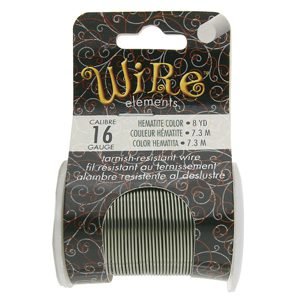 The Beadsmith Hematite 16 Gauge Wire