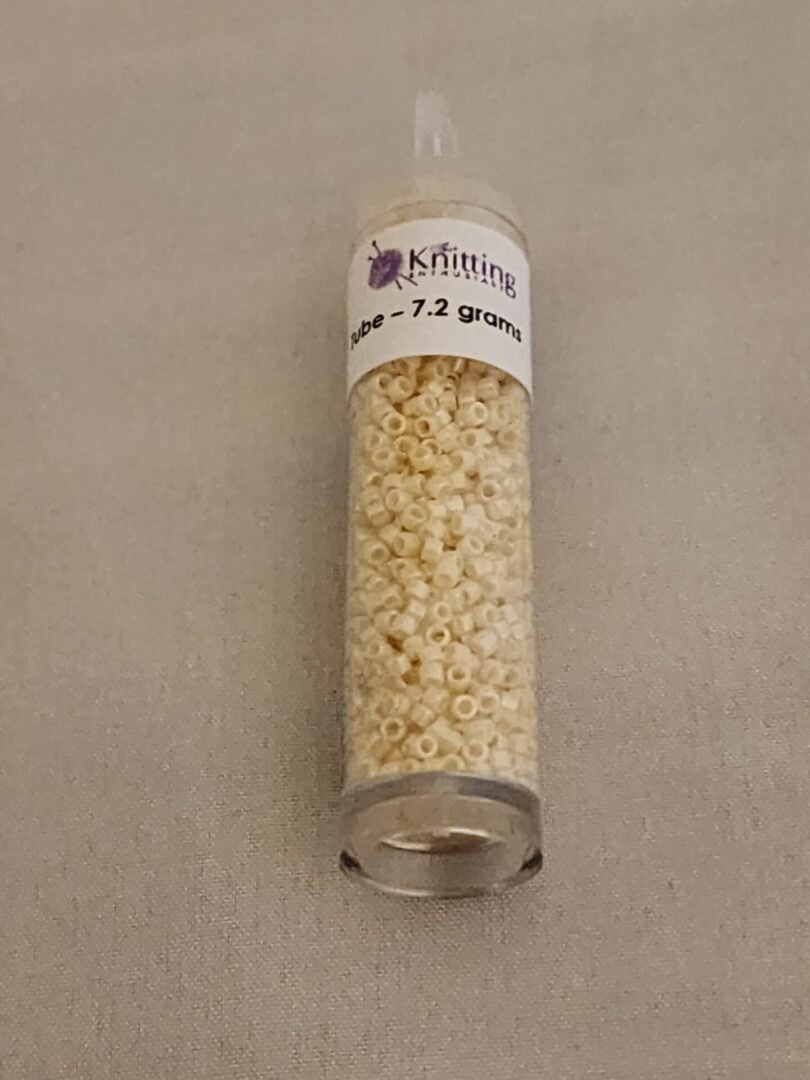 Miyuki Delica Beads -Opaque Cream AB - Image 2