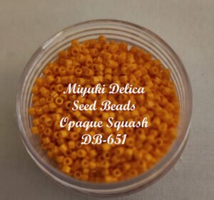 Miyuki Delica Beads - Opaque Squash