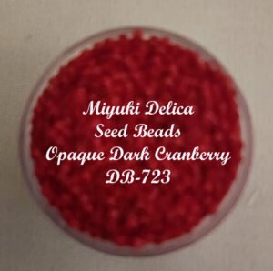 Miyuki Delica Beads - Opaque Dark Cranberry