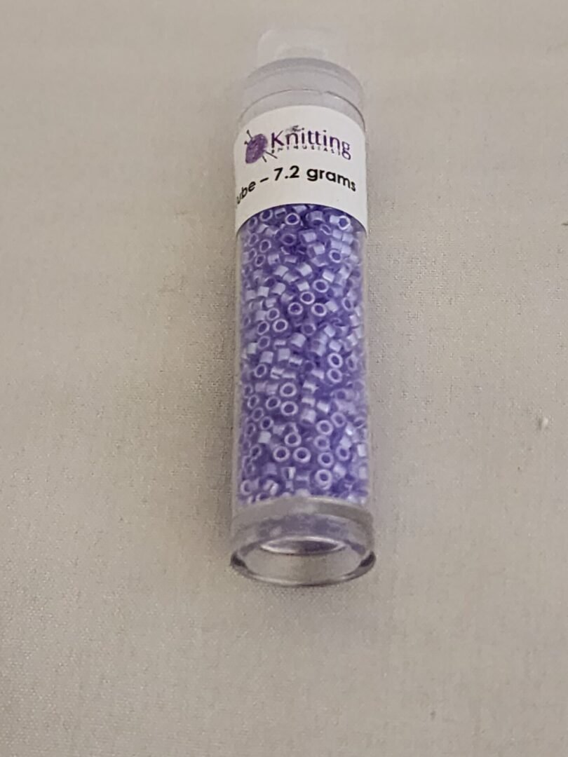 Miyuki Delica Beads - Silver Lined Crystal Purple - Image 2