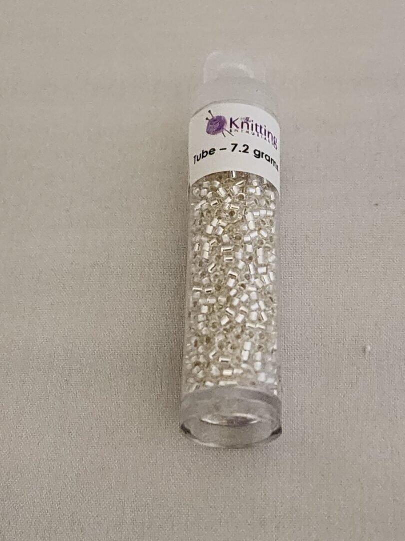 Miyuki Delica Beads - Silver Lined Crystal - Image 2