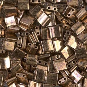 Miyuki Tila 5mm Beads - Dark Bronze