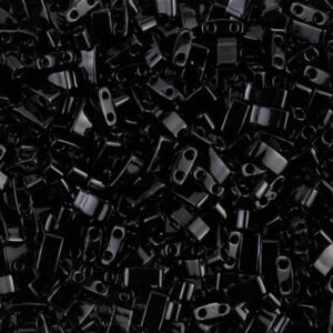 Miyuki Tila 5mm Beads - Black