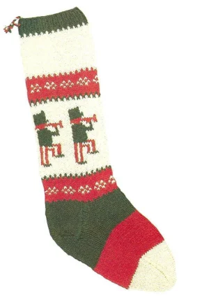 Christmas Stocking Knitting Kit - Toy Soldiers