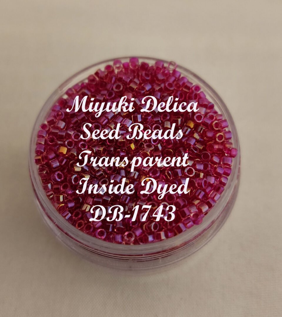 Miyuki Delica Beads - Transparent Inside Dyed