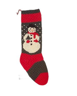 Christmas Stocking Knitting Kit - Snowman