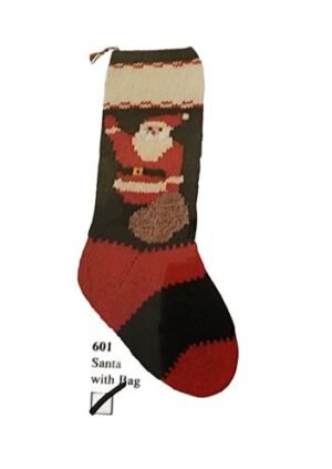 Christmas Stocking Knitting Kit - Santa with Bag