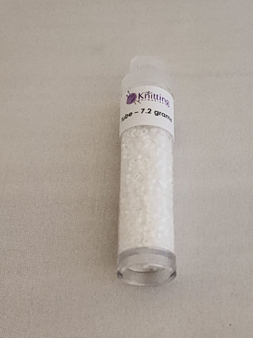 Miyuki Delica Beads - White Pearl AB - Image 2