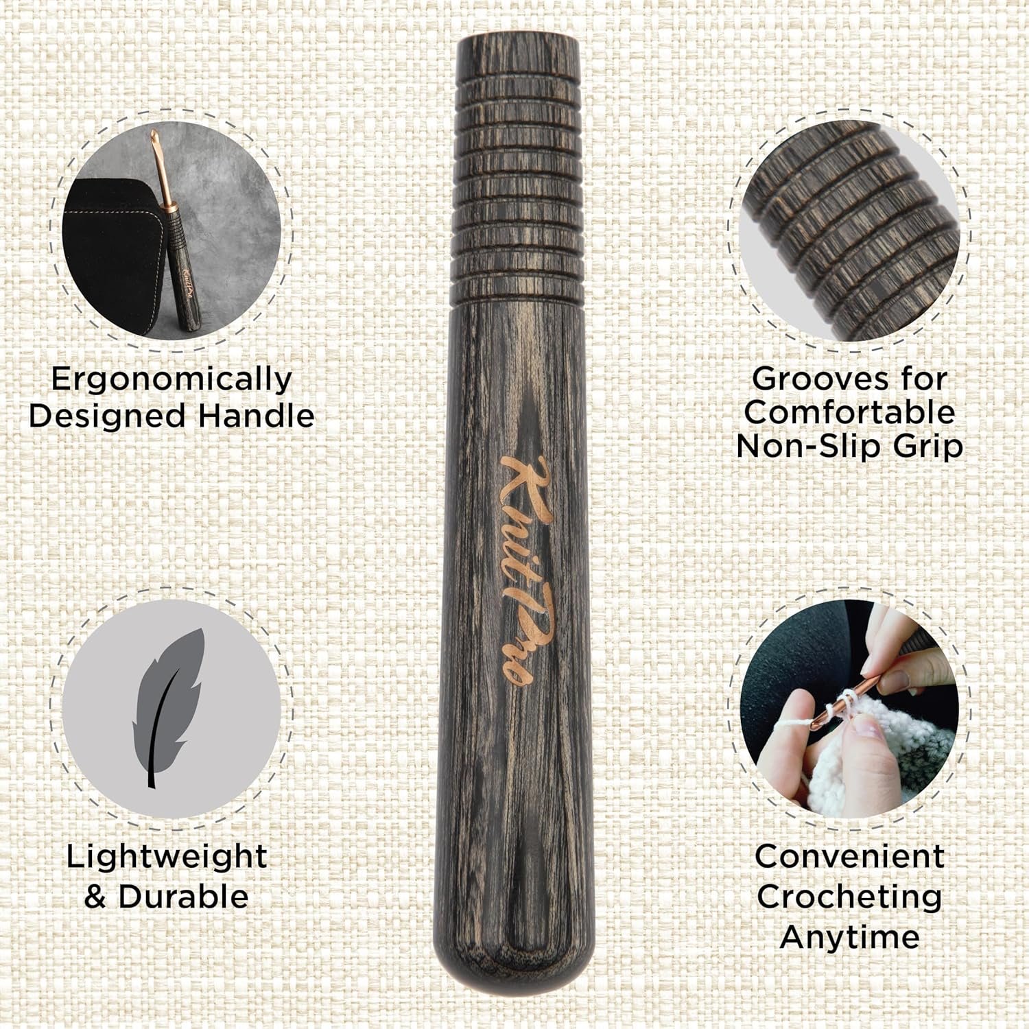 KnitPro Interchangeable Crochet Handles - Image 2